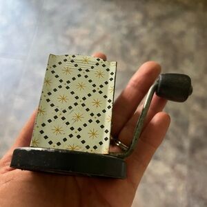 Antique metal nut 🥜 grinder top.
